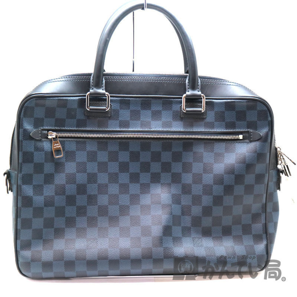 LOUIS VUITTON Porte document Business Bag Damier Cobalt Blue Navy Blue LV